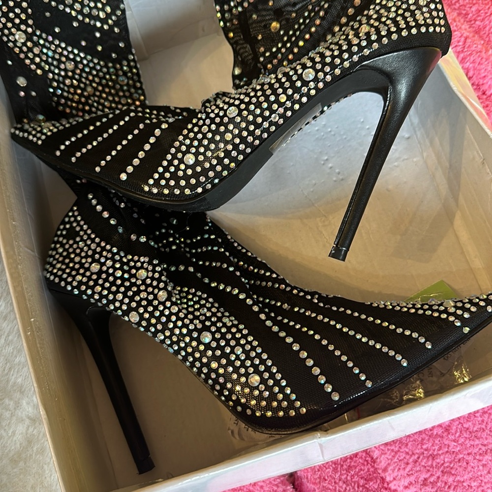 Fashion Nova Rhinestone boots
